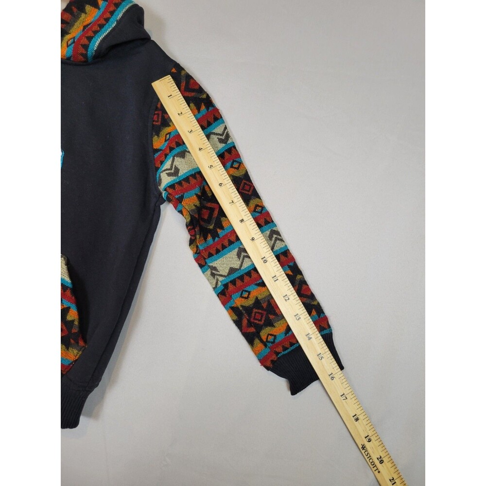 K.A. Native Arst Boys Hoodie Size 4 Dream Catcher Native Aztec Print Multicolor - Picture 6 of 9